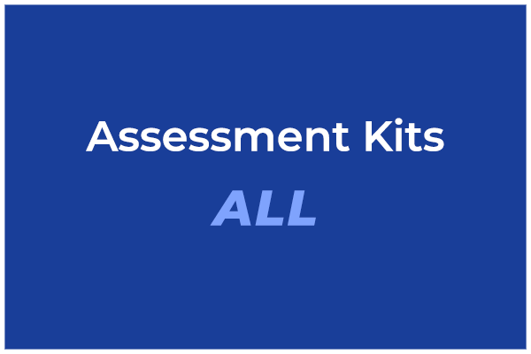 A graphic displays 'Assessment Kits ALL' and highlights CAQA Publications’ educational materials for vet training.