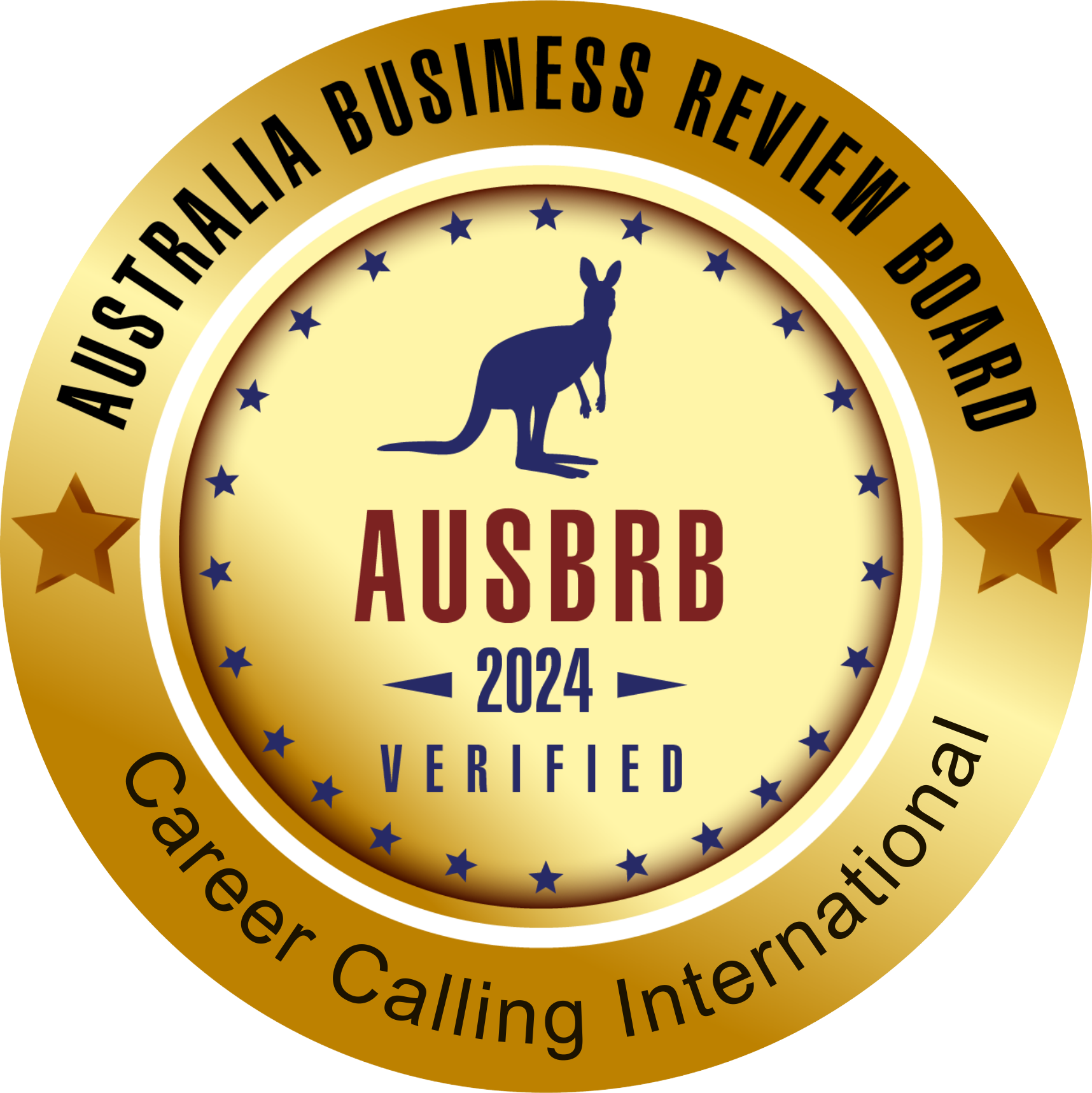 Australia Business Review Board logo, verifying CAQA Publications' commitment to quality vet training resources.