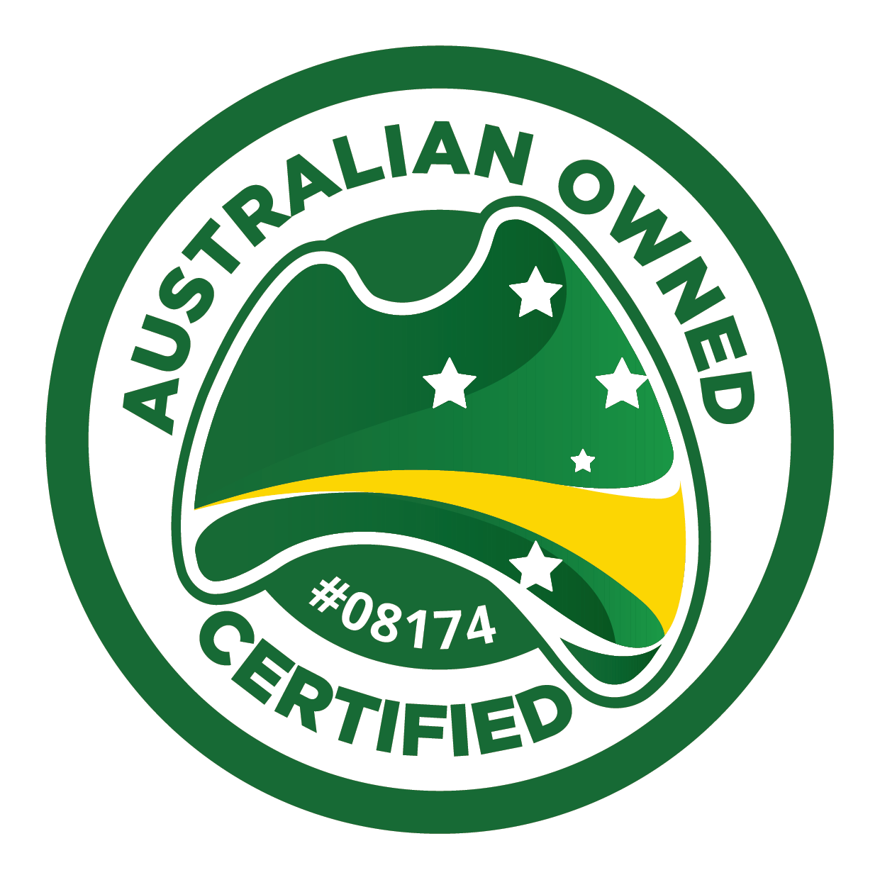 Australian Owned Certified logo for CAQA Publications.
