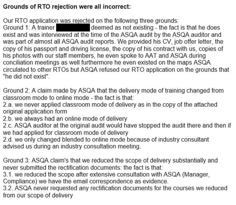 An article discusses RTO experiences with ASQA, offering valuable vet training resources.