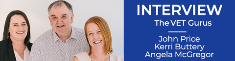 VET Gurus | CAQA Publications An interview with John Price, Kerri Buttery and Angela McGregor as leading VET Gurus.