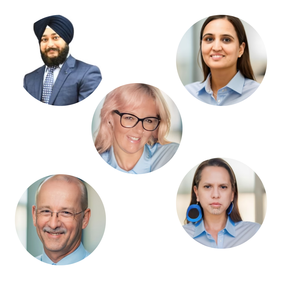 A group of diverse business professionals are shown in headshots, representing CAQA Publications' commitment to quality vet.